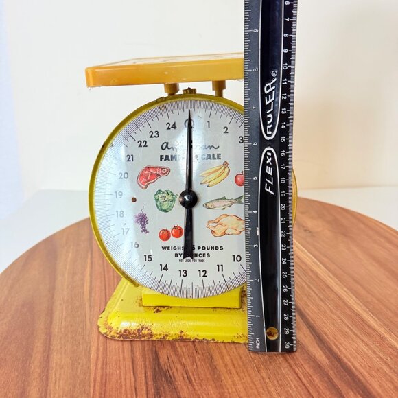 VTG American Family Kitchen Scale Retro Farmhouse Decor Rustic Charm Functional - Picture 10 of 16